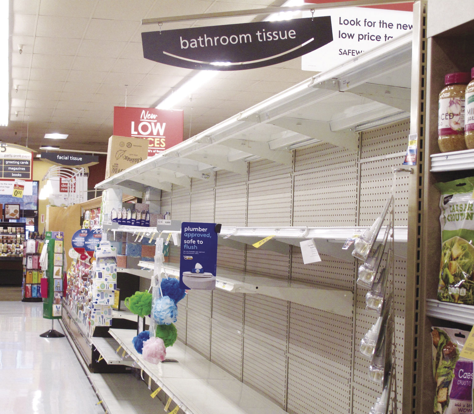 Empty shelves, schools closed; coronavirus affects Corning
